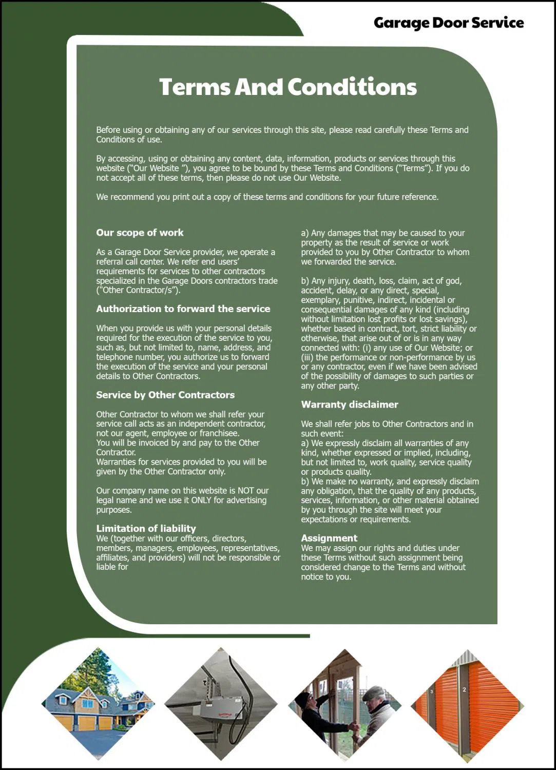 Metro Garage Door Service Clifton, VA 571-331-7682